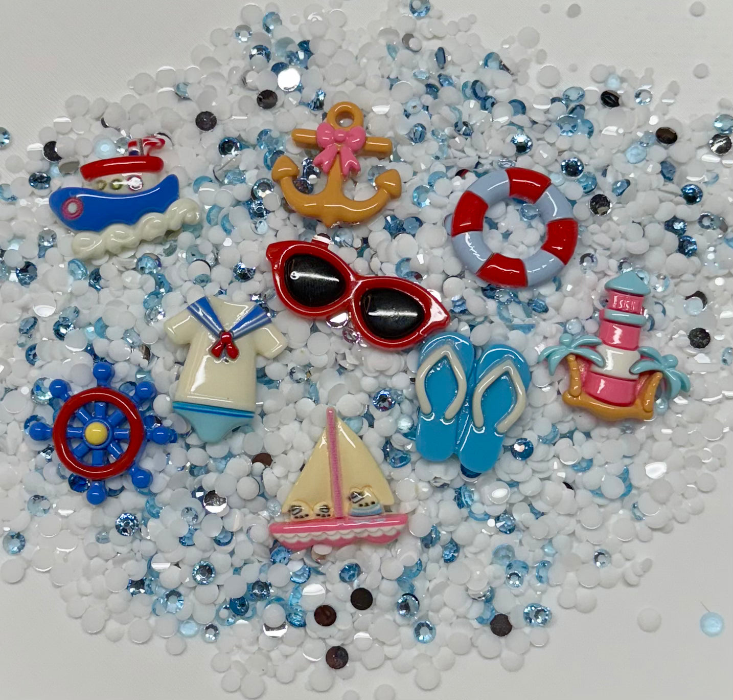 Summer Fun Rhinestone and Embellishment Mix