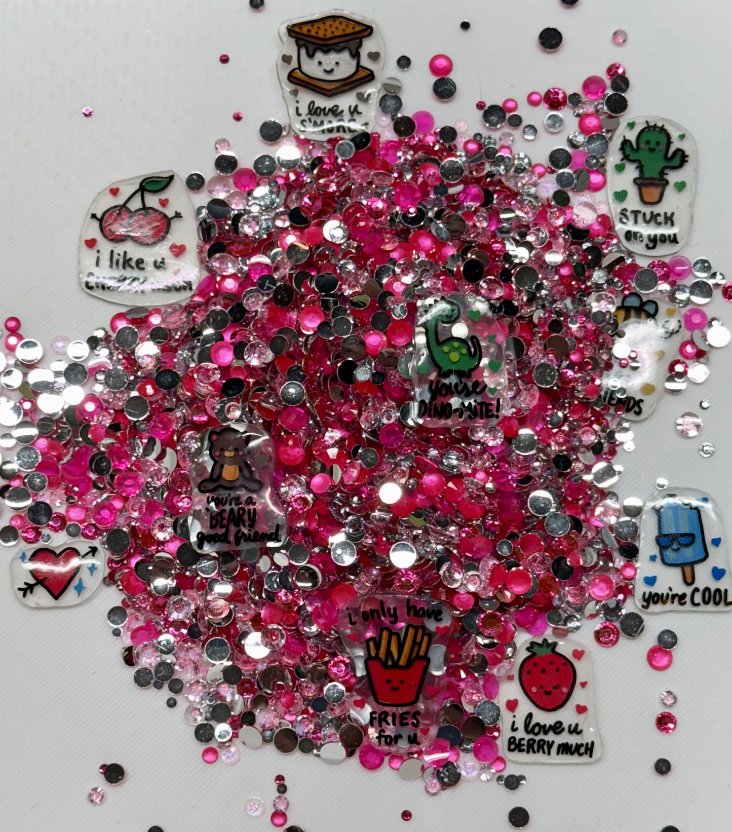 Love You S’more Rhinestone and Embellishment Mix