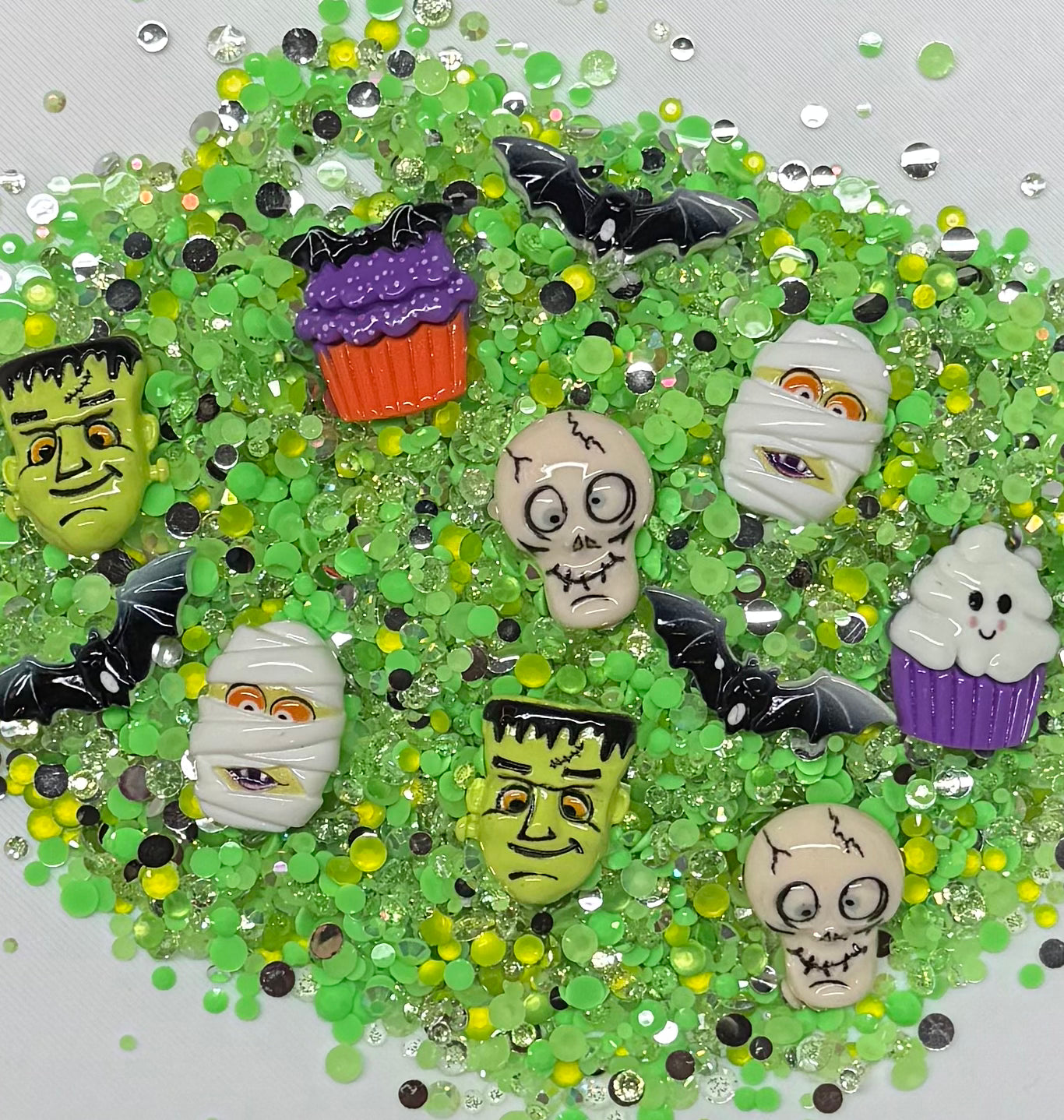 Monster Party Rhinestone and Embellishment Mix