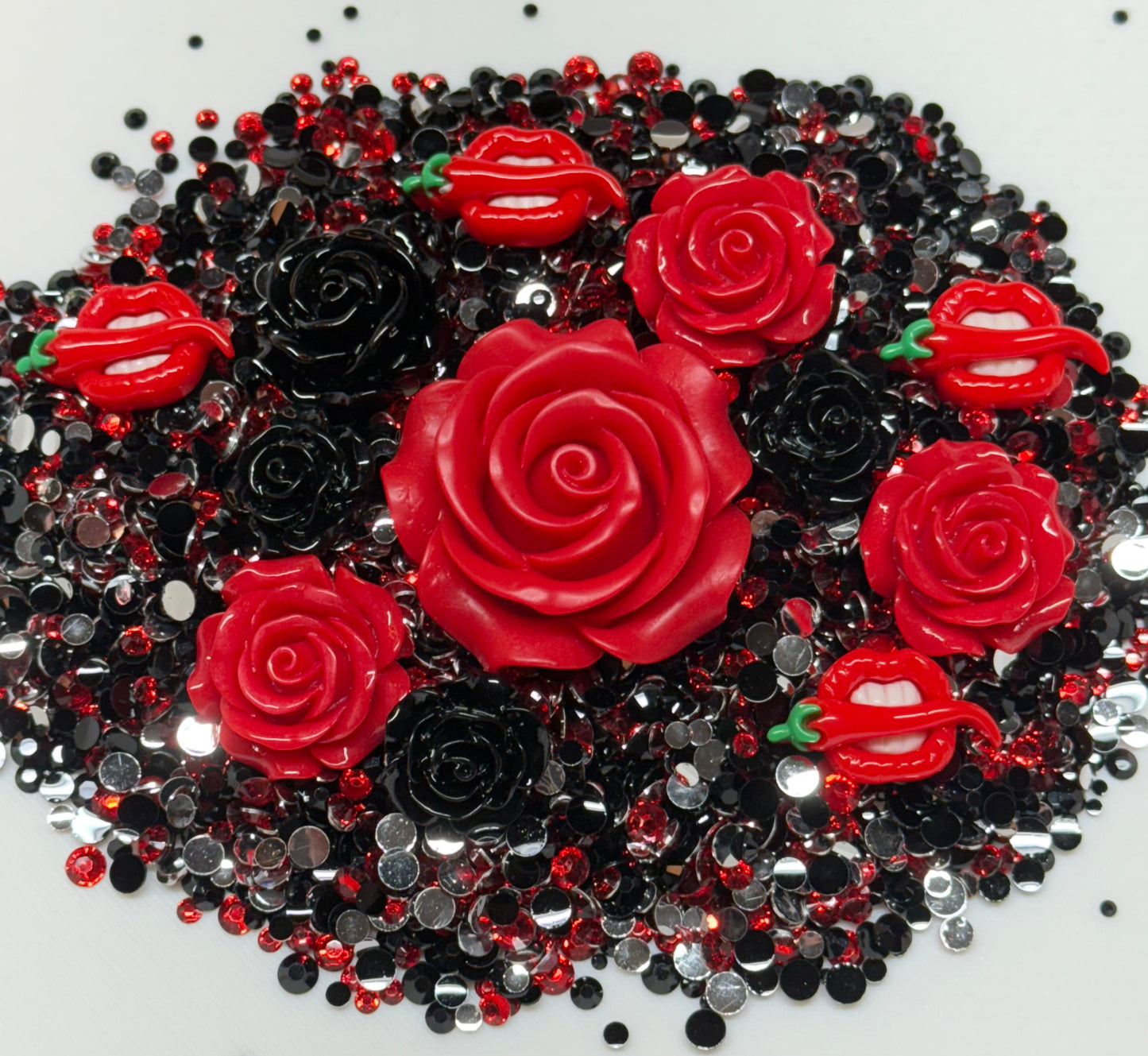 Why So Spicy Rhinestone and Embellishment Mix