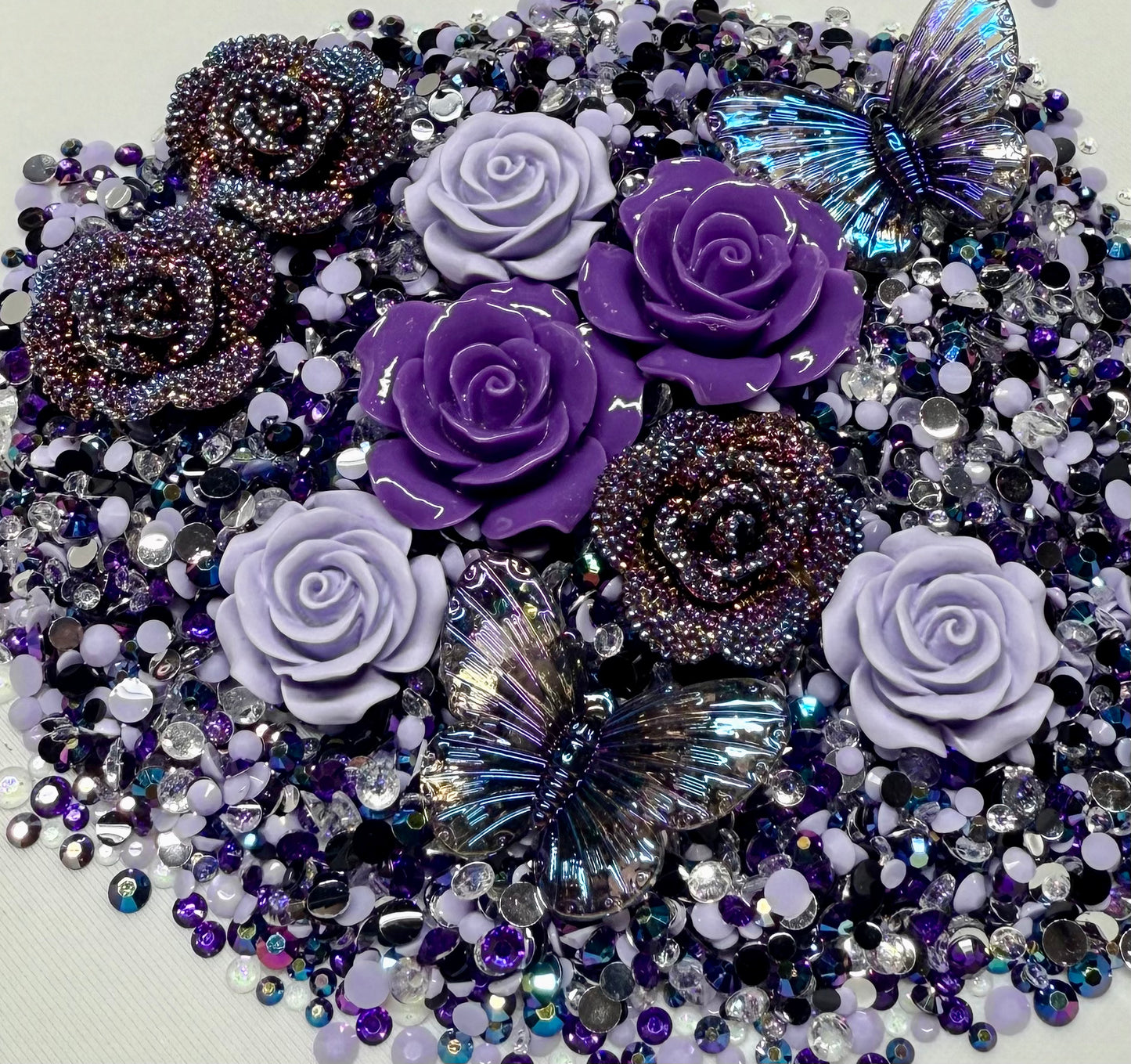 Midnight Aurora Rhinestone and Embellishment Mix