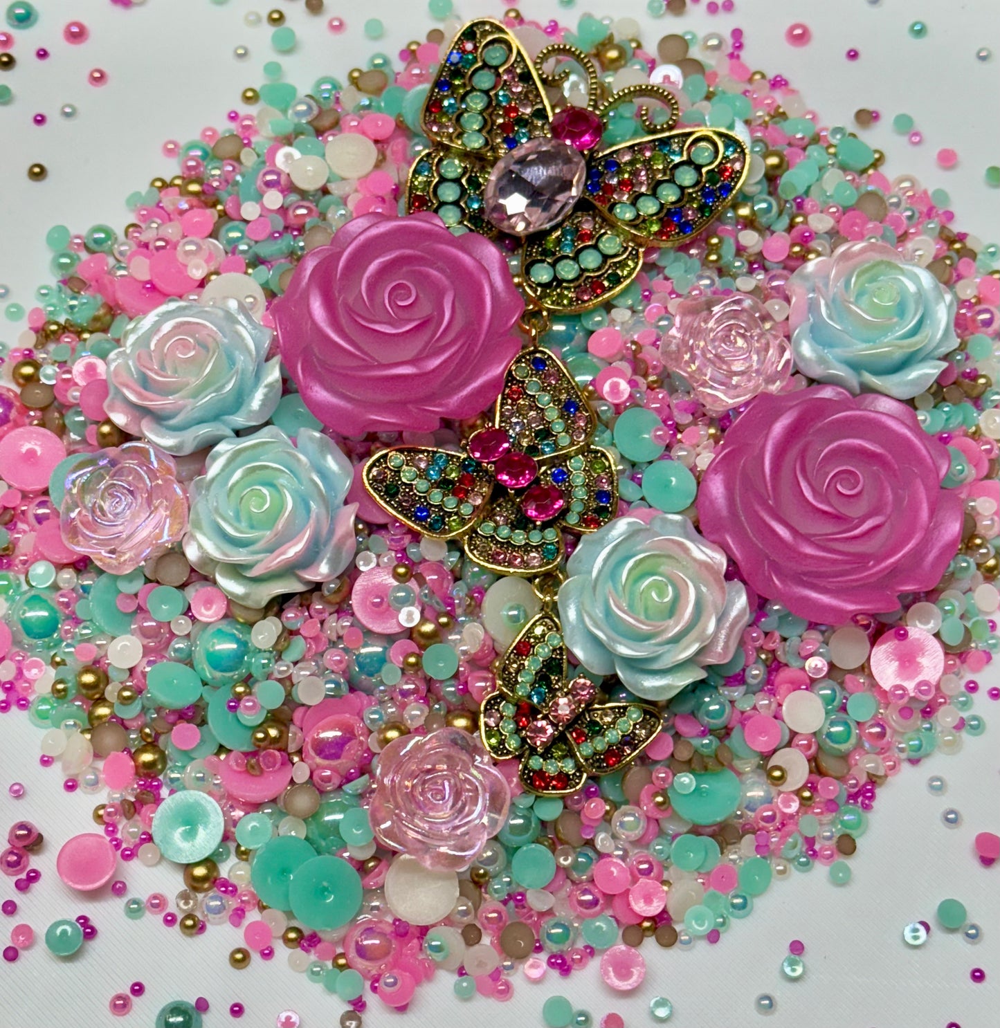 Frosted Meadow Rhinestone and Embellishment Mix