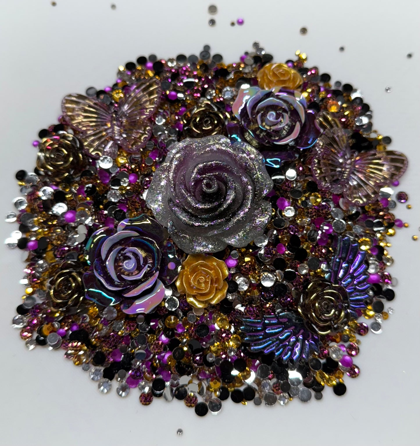Aurora Borealis Rhinestone and Embellishment Mix