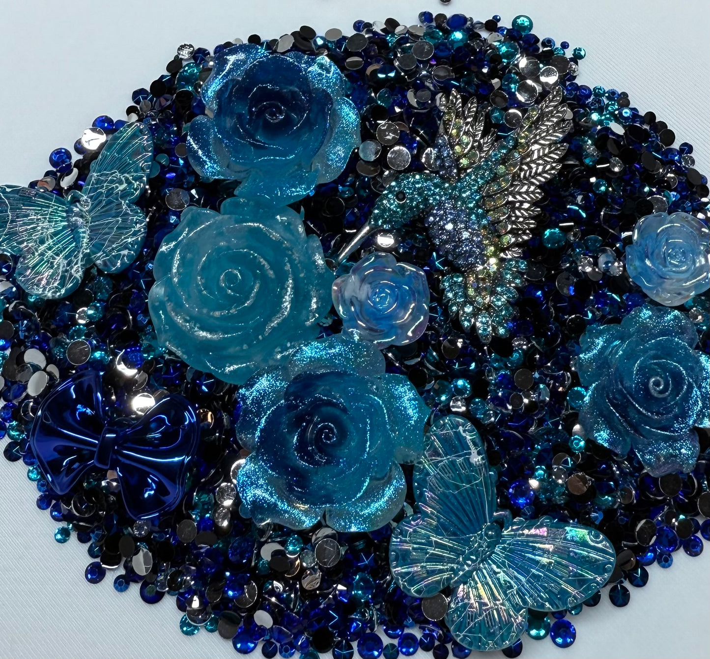 Blue Nectar Rhinestone and Embellishment Mix