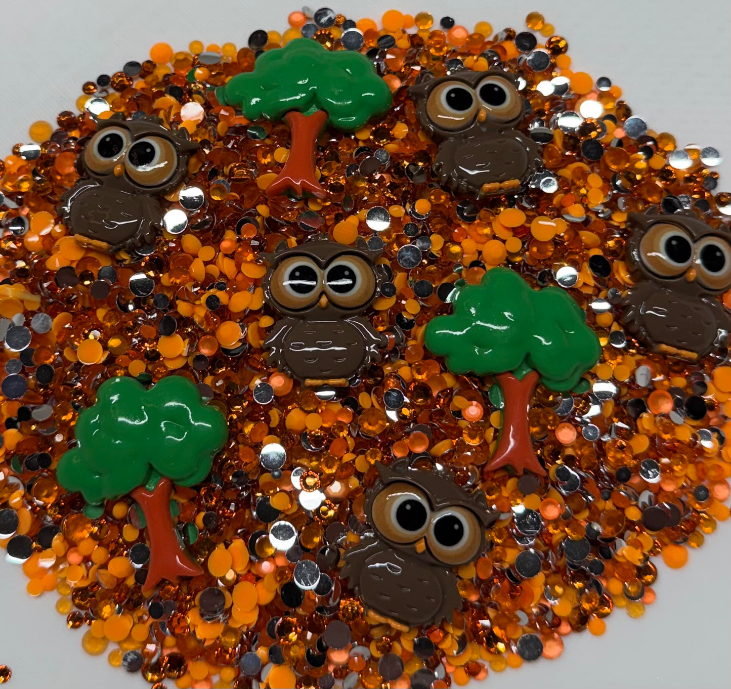 Whooo? Rhinestone and Embellishment Mix