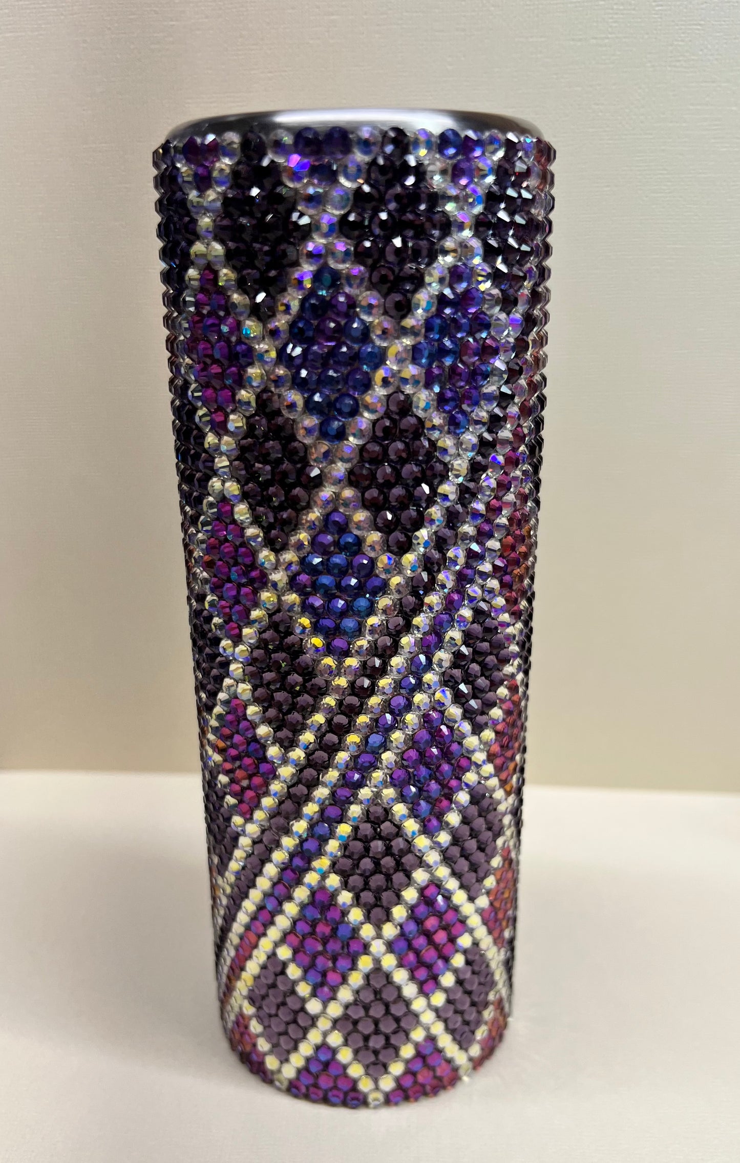 20 oz Rhinestone Drinking Tumbler Ready To Ship