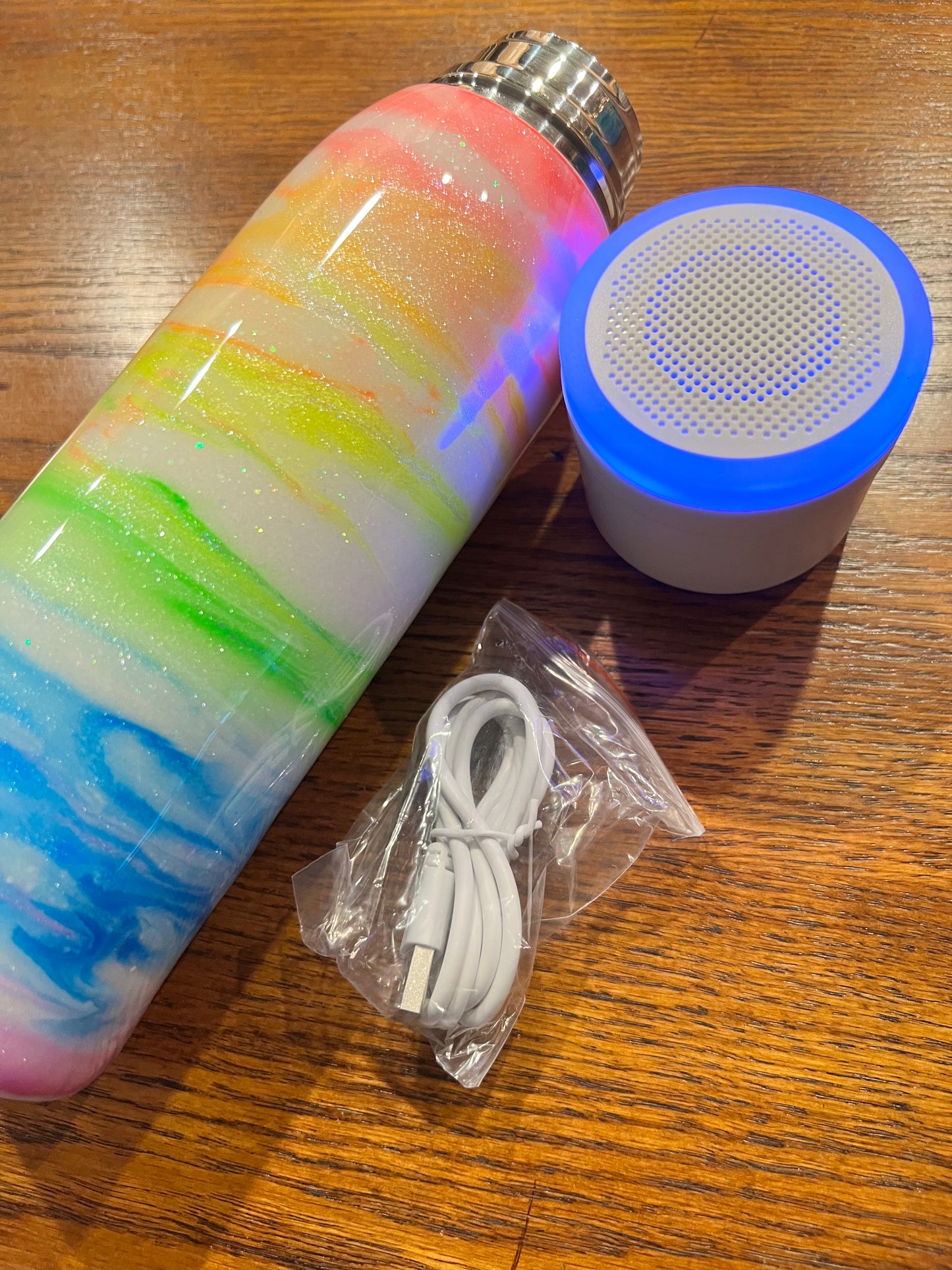 22 Oz Drinking Tumbler Bluetooth Speaker Ready to Ship