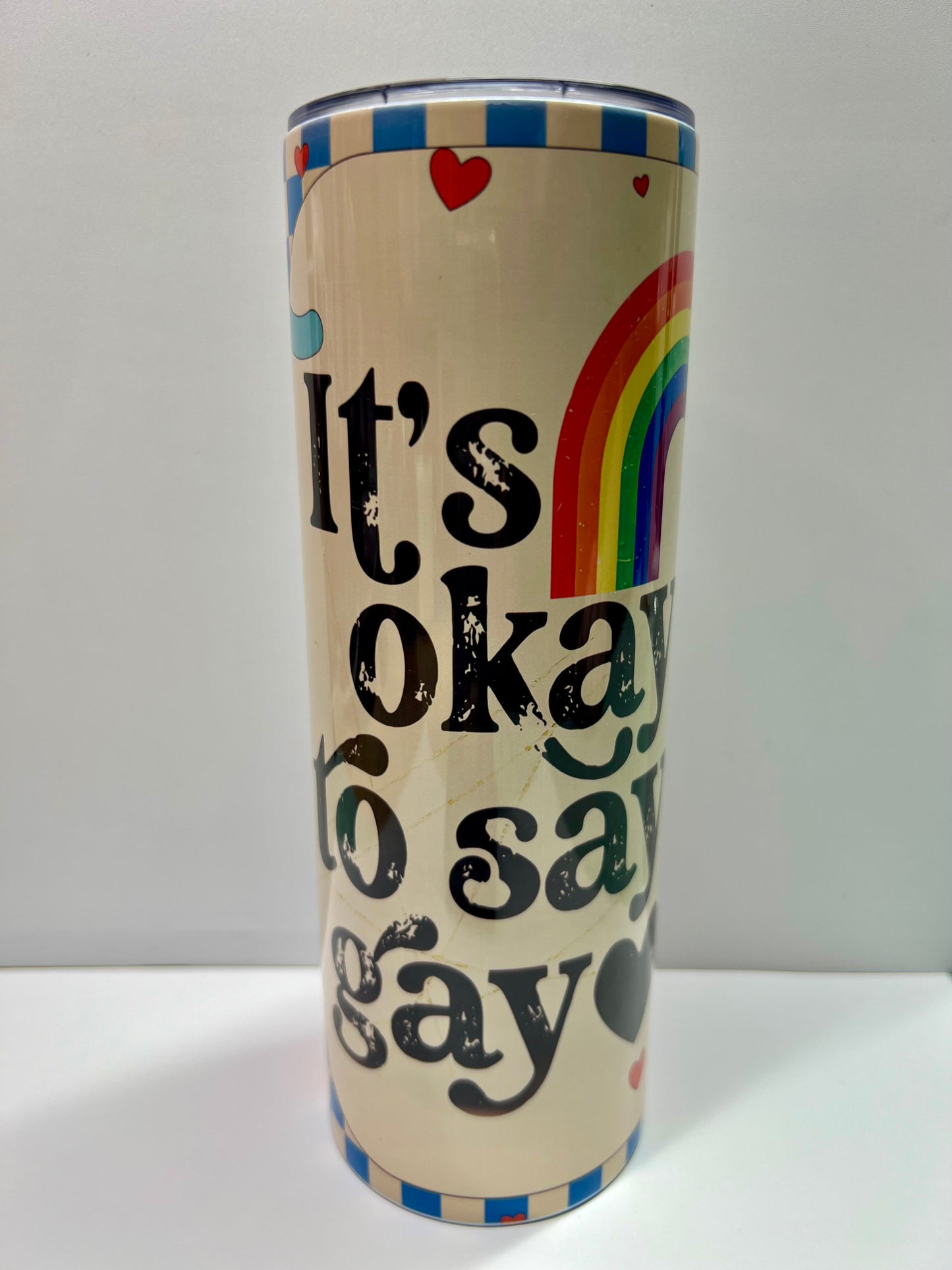 20 oz Double-Wall Stainless Steel Drinking Tumbler - Ready to Ship