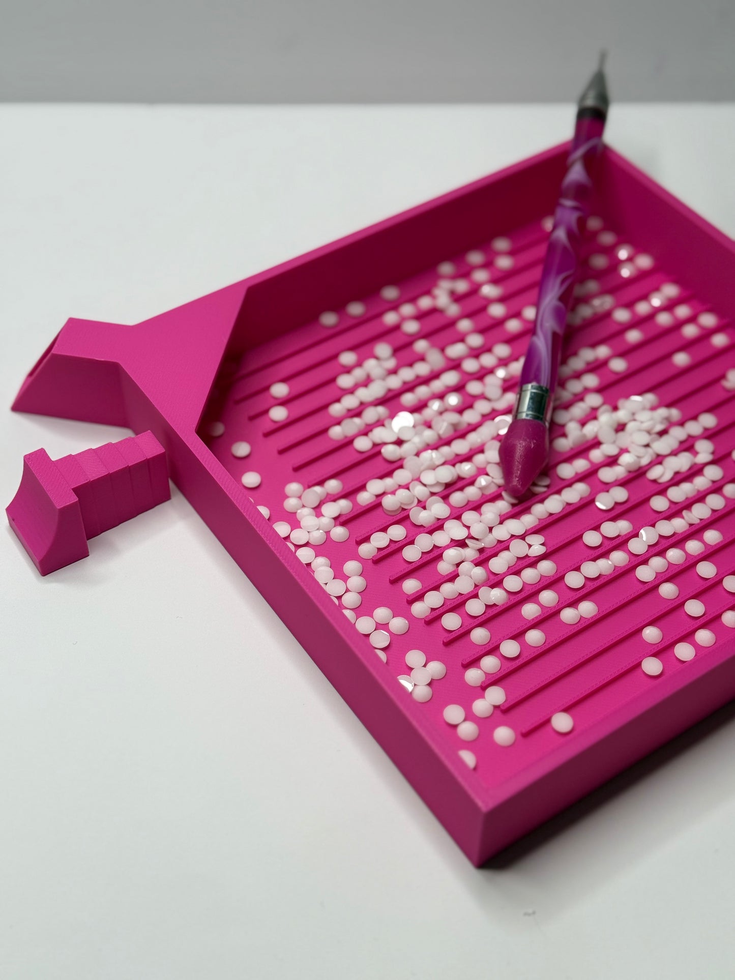 Rhinestone Tray and Storage Garage