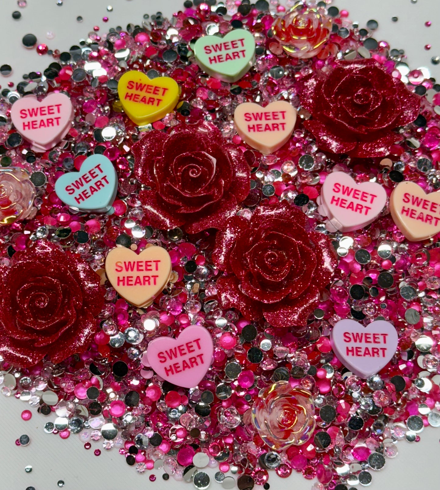 Heart Attack Rhinestone and Embellishment Mix