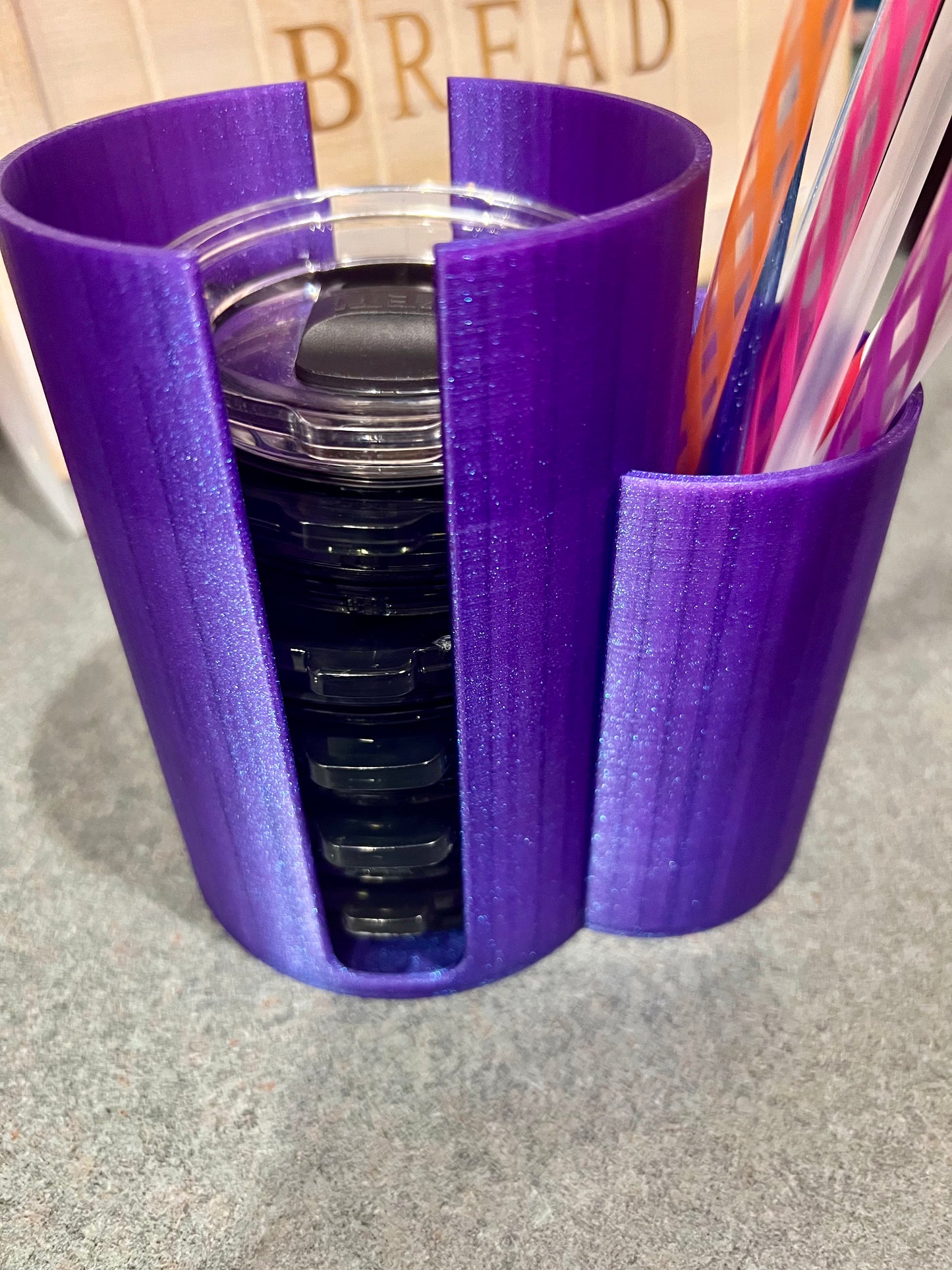 Tumbler Lid Storage Tower - Ready to Ship