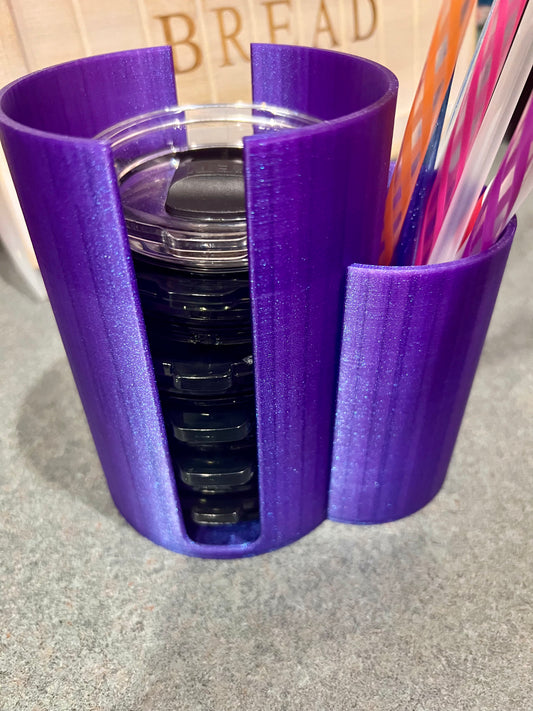 Tumbler Lid Storage Tower - Ready to Ship