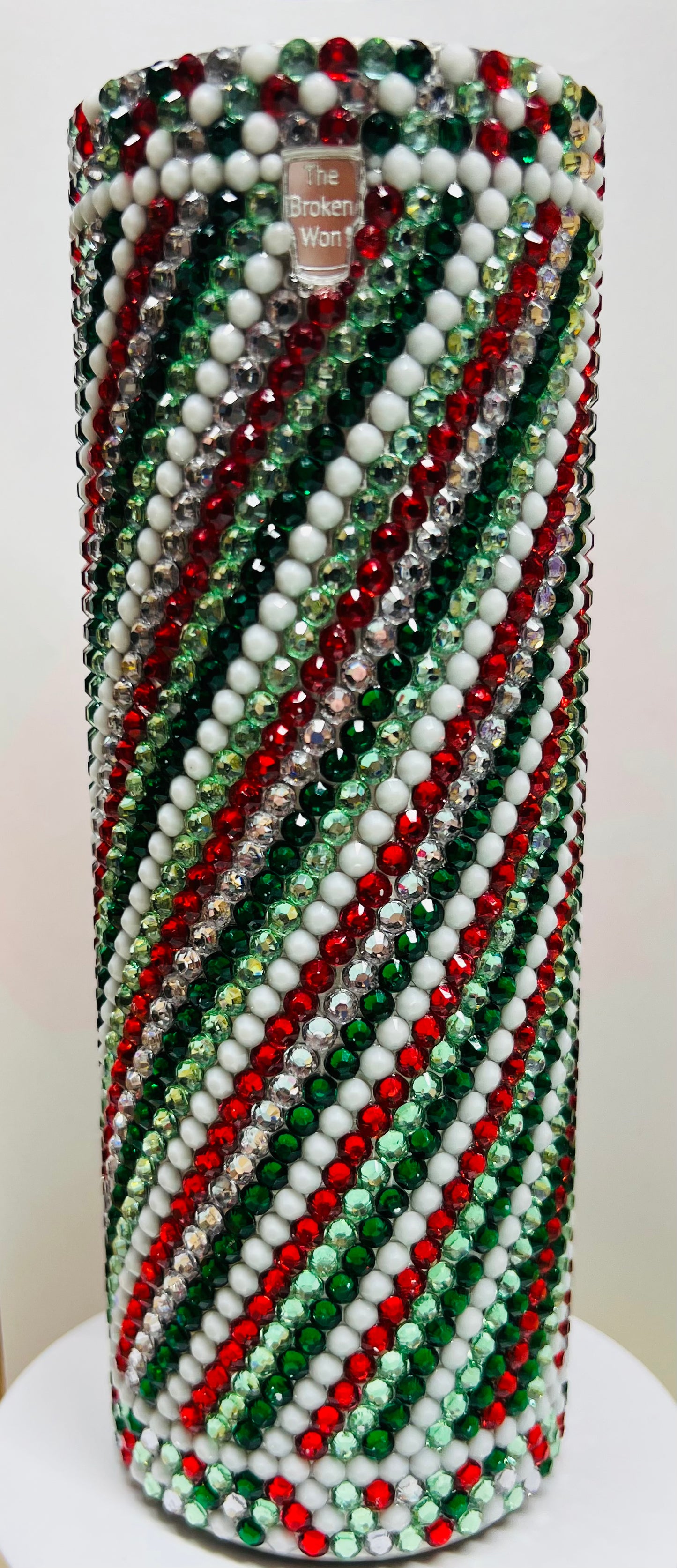 20 oz Rhinestone Drinking Tumbler Ready To Ship