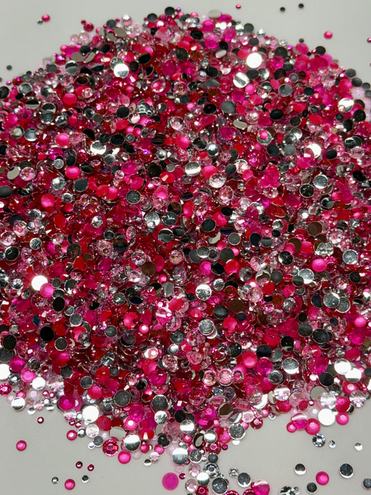 Heart Attack 2-5mm Rhinestone Mix