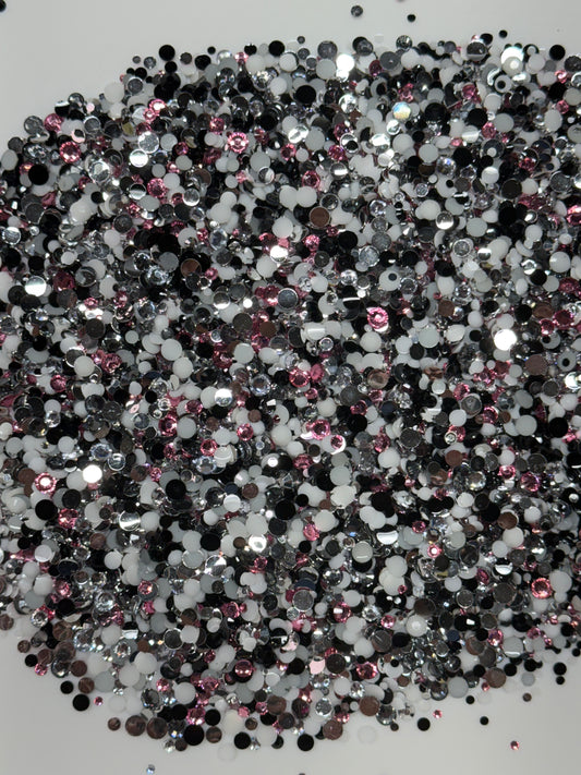 Blush Rhinestone Mix