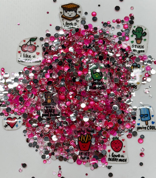 Love You S’more Rhinestone and Embellishment Mix