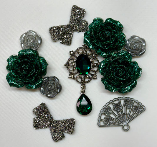 Emerald Isle Embellishment Mix