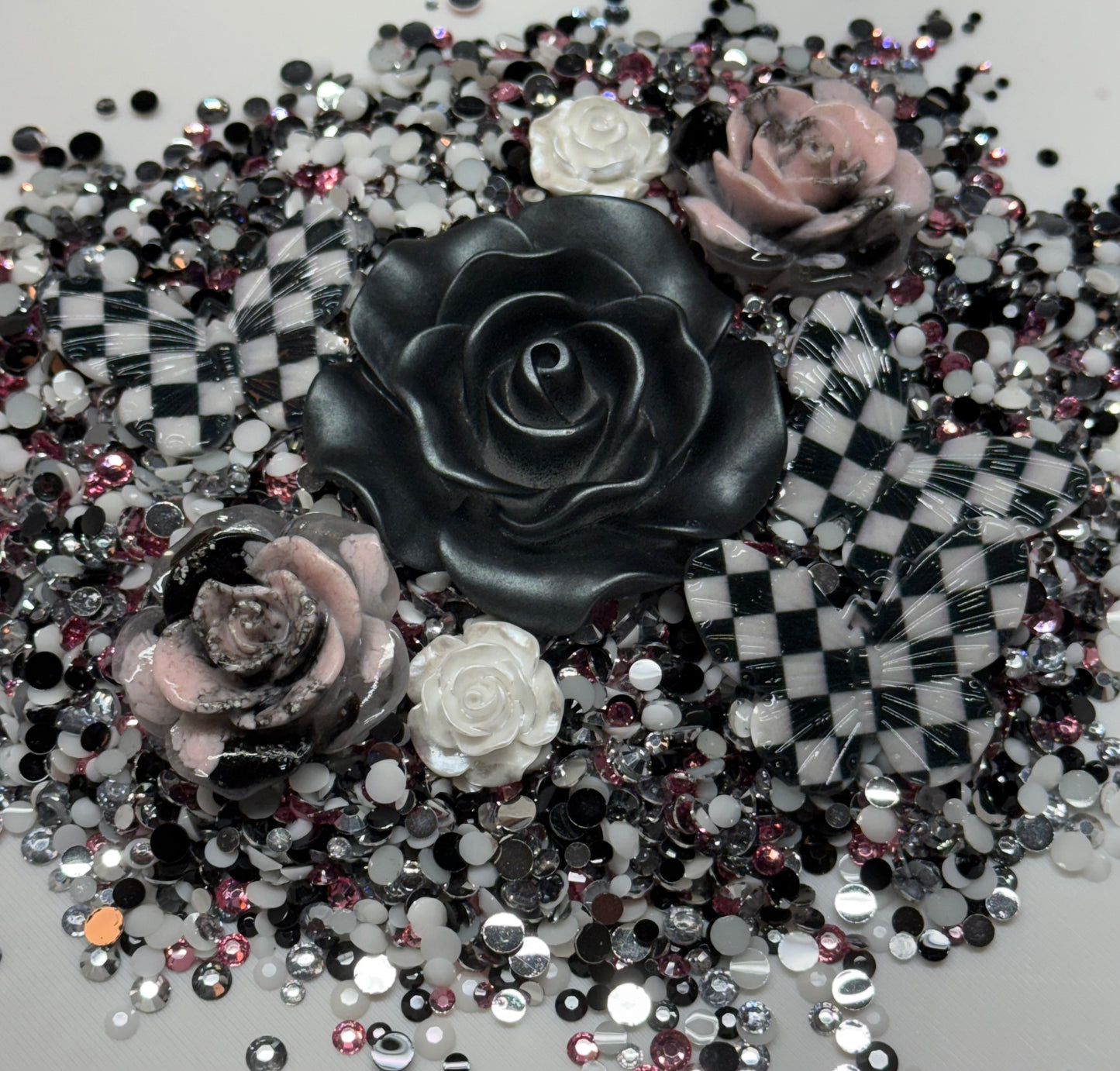 Platinum Pulse Rhinestone and Embellishment Mix