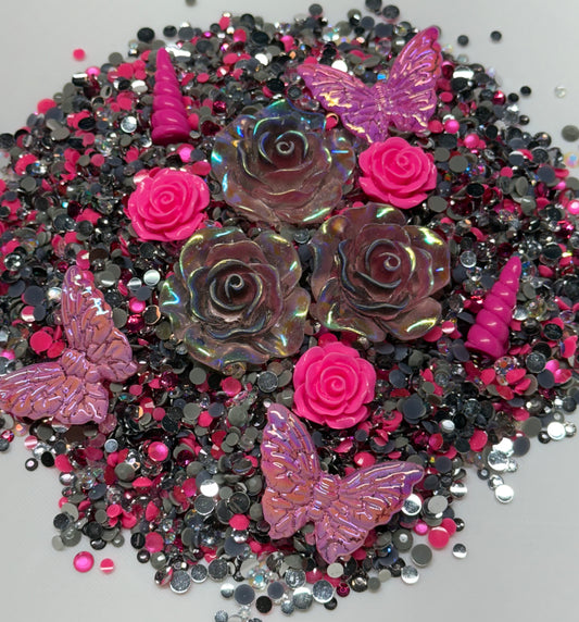 Unicorn Stardust Rhinestone and Embellishment Mix