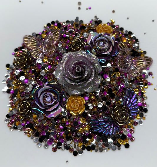 Aurora Borealis Rhinestone and Embellishment Mix
