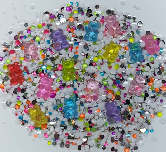 Glow Bears Rhinestone and Embellishment Mix