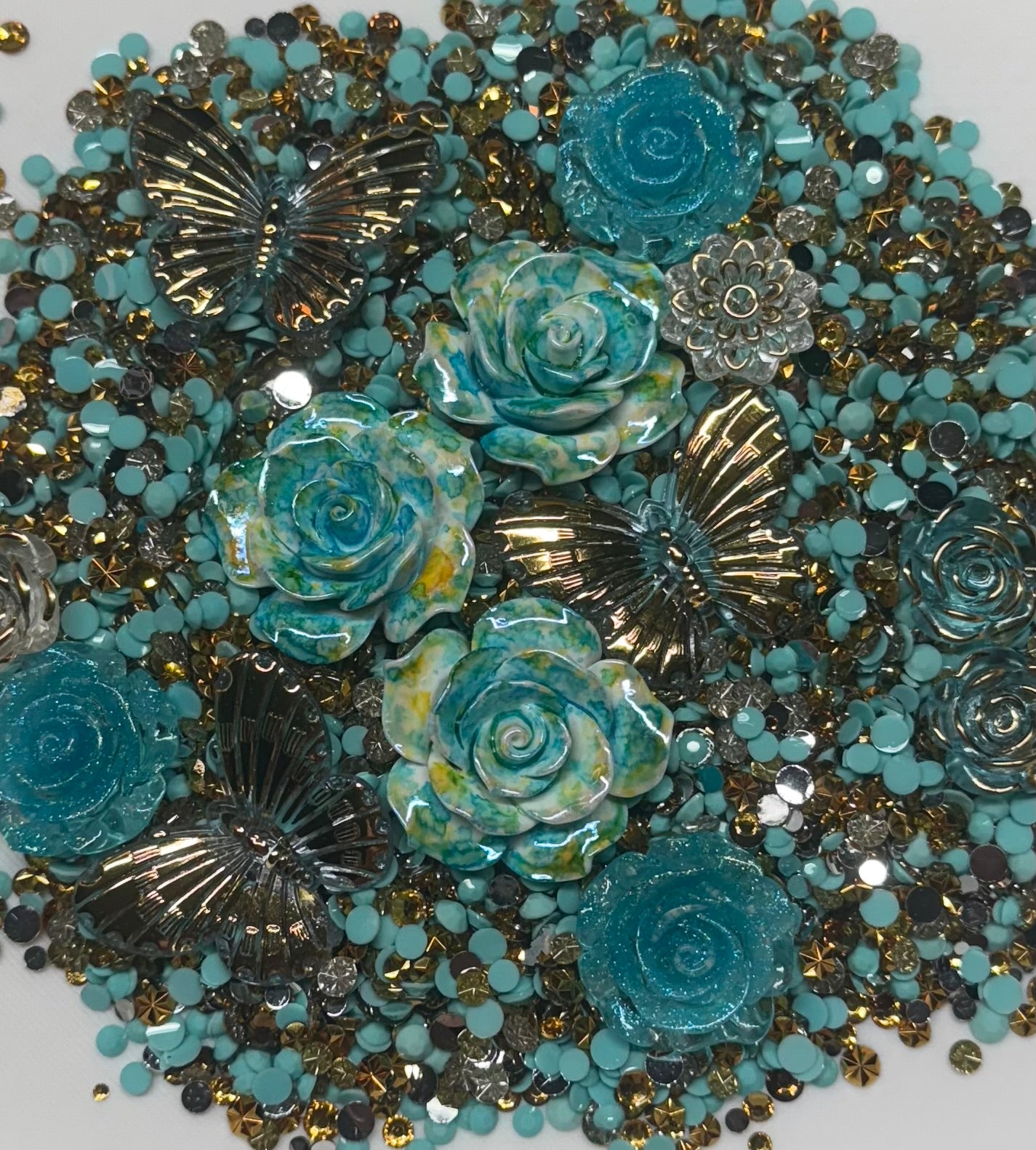 Cowboy Star Rhinestone and Embellishment Mix