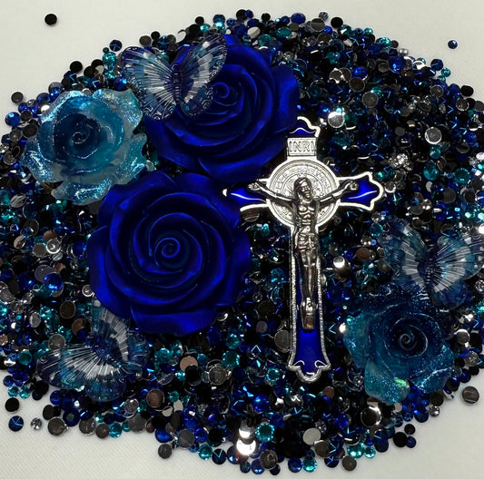 Sapphire Sunday Rhinestone and Embellishment Mix