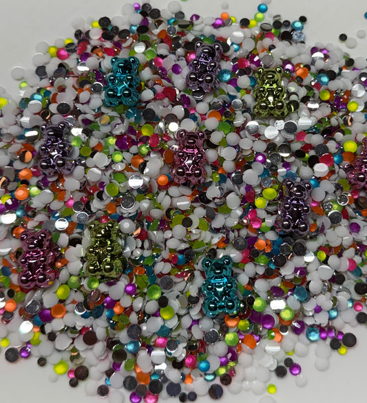Cosmic Bears Rhinestone and Embellishment Mix