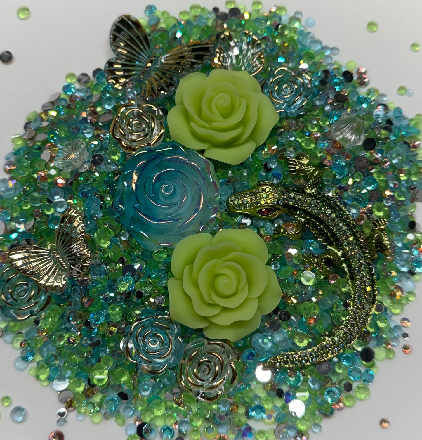 Golden Sands Rhinestone and Embellishment Mix