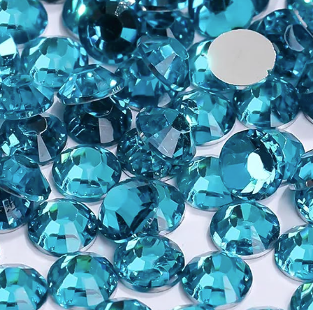 Capri Blue 2-5mm Mix Rhinestones
